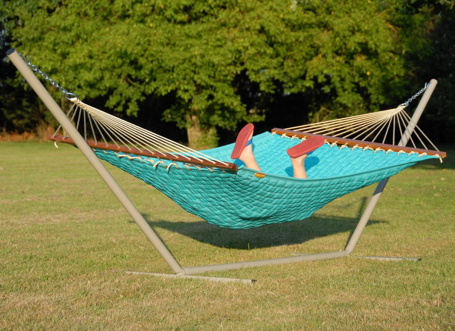 Reef Blue Deck Set Hammock And Stand Set By Emilyhannah Ltd