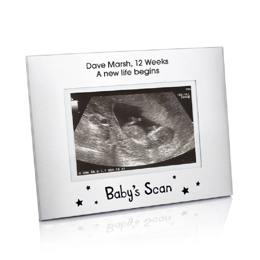 Personalised Baby Scan Frame By Sassy Bloom As seen on TV ...