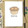'Pie Love You' Funny Valentine's Card, thumbnail 1 of 5