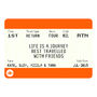 Personalised Train Ticket Friendship Print, thumbnail 4 of 6