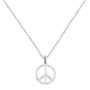 Sterling Silver Or Gold Peace Necklace, thumbnail 4 of 7