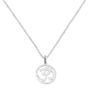 Om Yoga Necklace In Solid Silver, thumbnail 4 of 7