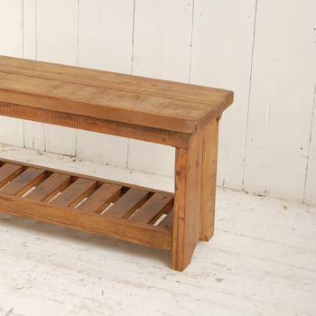 Long Wooden Bench, 3 of 4