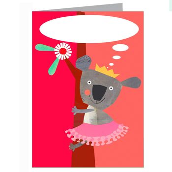 Personalised Bubble Koala Card, 4 of 4