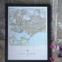 Personalised Framed Map My House Print, thumbnail 4 of 5