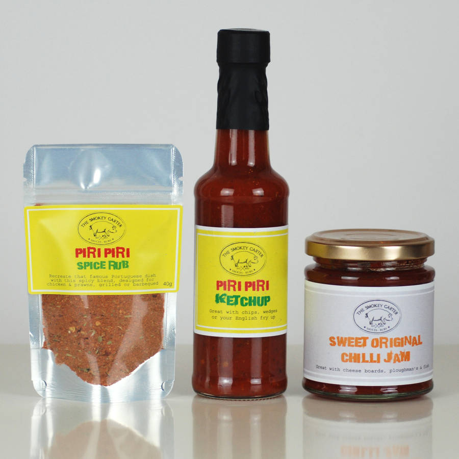 build your own barbecue sauce and spice box gift set by the smokey