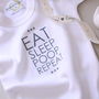 Eat…Sleep…Poop…Repeat! 100% Cotton Babygrow, thumbnail 4 of 4