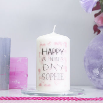Personalised Valentines Day Candle, 5 of 5