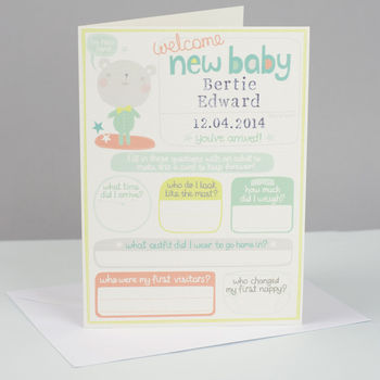 New Baby Boy Card, 3 of 3