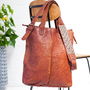 Carly Studded Leather Tote Bag, thumbnail 1 of 4