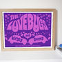 Personalised 'Lovebugs' Wedding Or Anniversary Print, thumbnail 3 of 10