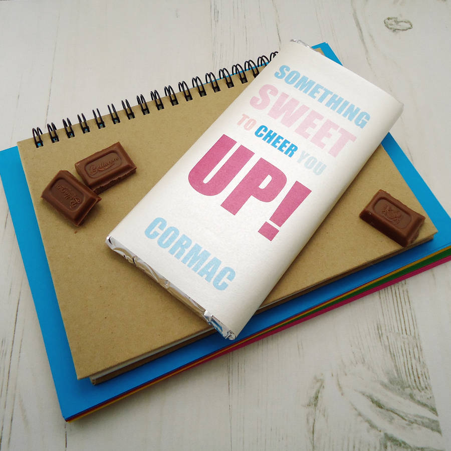 Personalised Get Well Soon Gift Bag By Tailored Chocolates and Gifts