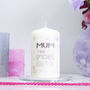 Personalised 'Mum Thank You For' Candle For Mum, thumbnail 3 of 5