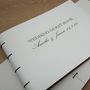 Personalised Leather Wedding Guest Book, thumbnail 5 of 12