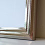 Bespoke Mirrored Silver Ridged Picture Frame, thumbnail 4 of 7