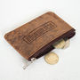 Personalised Leather Coin Pouch, thumbnail 4 of 12