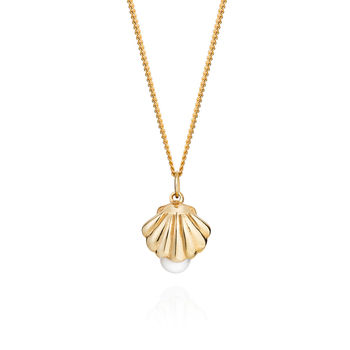 Double Sided Shell And Pearl Necklace, 5 of 8
