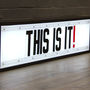 Customisable Cinema Sign Light Box With A To Z Cards, thumbnail 5 of 8