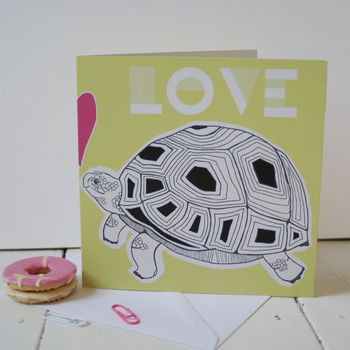 Tortoises 'Love' Greeting Card, 3 of 3