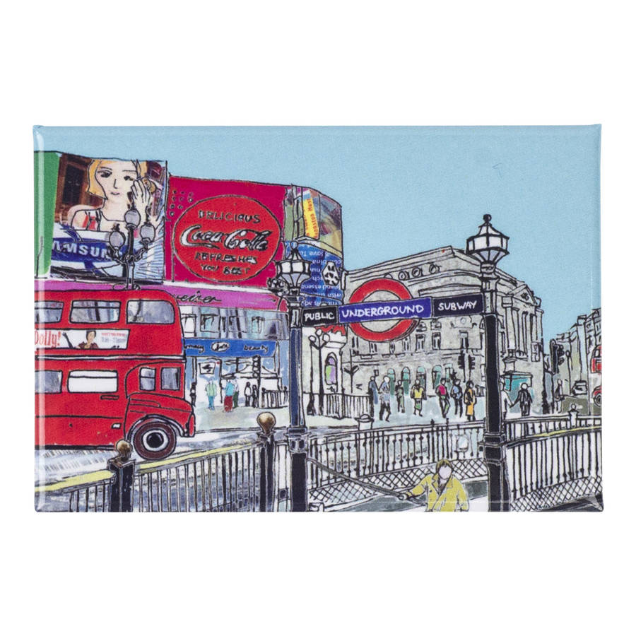 London Piccadilly Circus Fridge Magnet