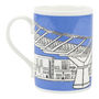 London Millennium Bridge Blue Bone China Mug, thumbnail 4 of 5