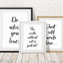 Personalised Handwritten Style Quote Print, thumbnail 3 of 7