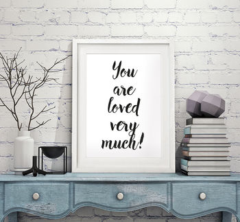 Personalised Handwritten Style Quote Print, 5 of 7