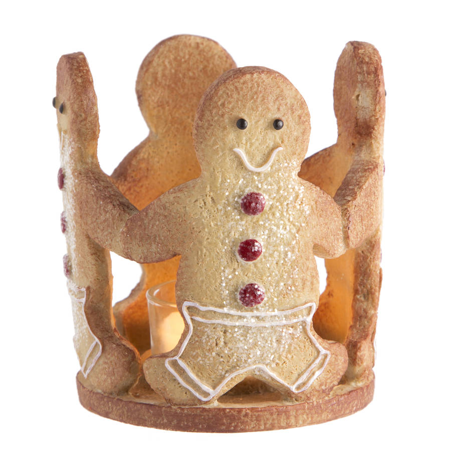 Gingerbread Christmas Tea Light Holder By The Christmas Home