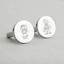 Men's Personalised Cufflinks Father's Day Gift, thumbnail 2 of 6