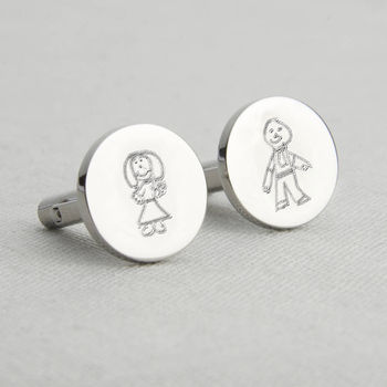 Men's Personalised Cufflinks Father's Day Gift, 2 of 6