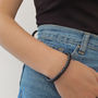 Ladies Personalised Clasp Plaited Leather Bracelet, thumbnail 3 of 12